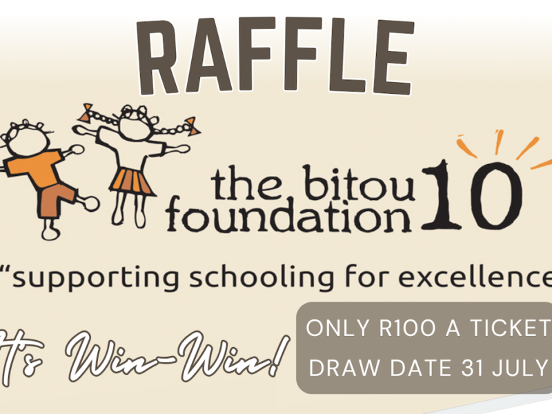 BITOU 10 FOUNDATION RAFFLE LAUNCH!