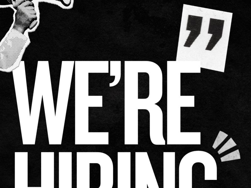 We're Hiring! 